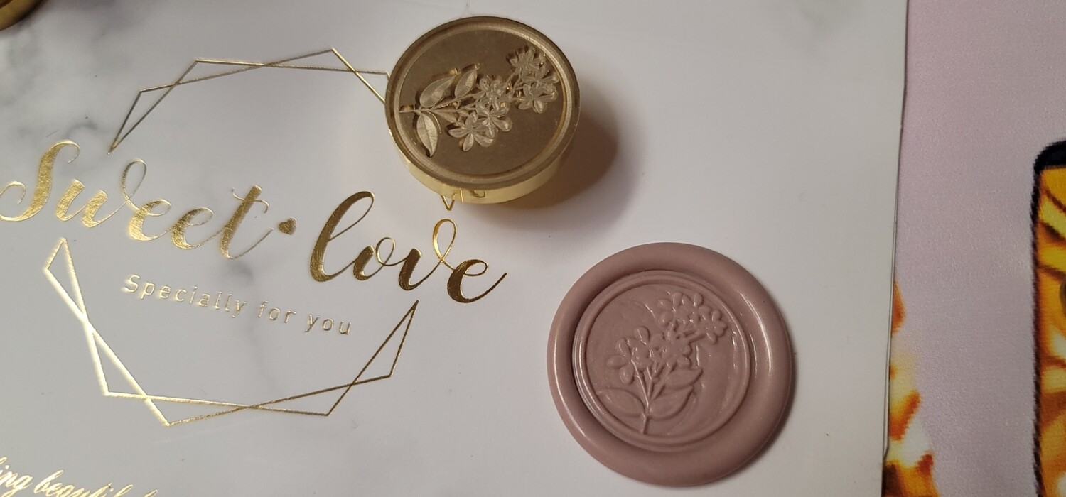 A branch of rose Wax Seal Stamp