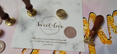 A rose shape Wax Seal Stamp