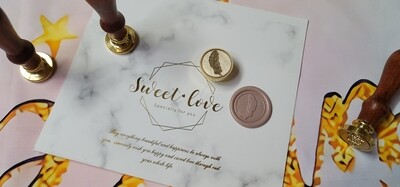 A feather  Wax Seal Stamp