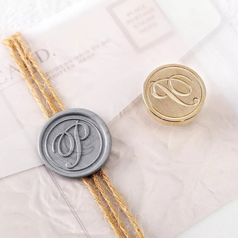 An alphabe Self Adhesive Wax Seal Stickers,wedding leaf wax stamp,envelope seal, an alphabe seal SELF-ADHESIVE - Handmade Wax Seals (Peel n Stick Self-Adhesive Backing)