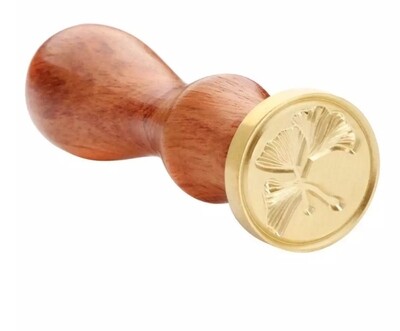 Retro Antique Metal Plant Sealing Wax Stamp Wood Handle Ancient Craft Decor Craft Envelop Stamps Wedding Invitations Wax Seal Wax Seal Stamp