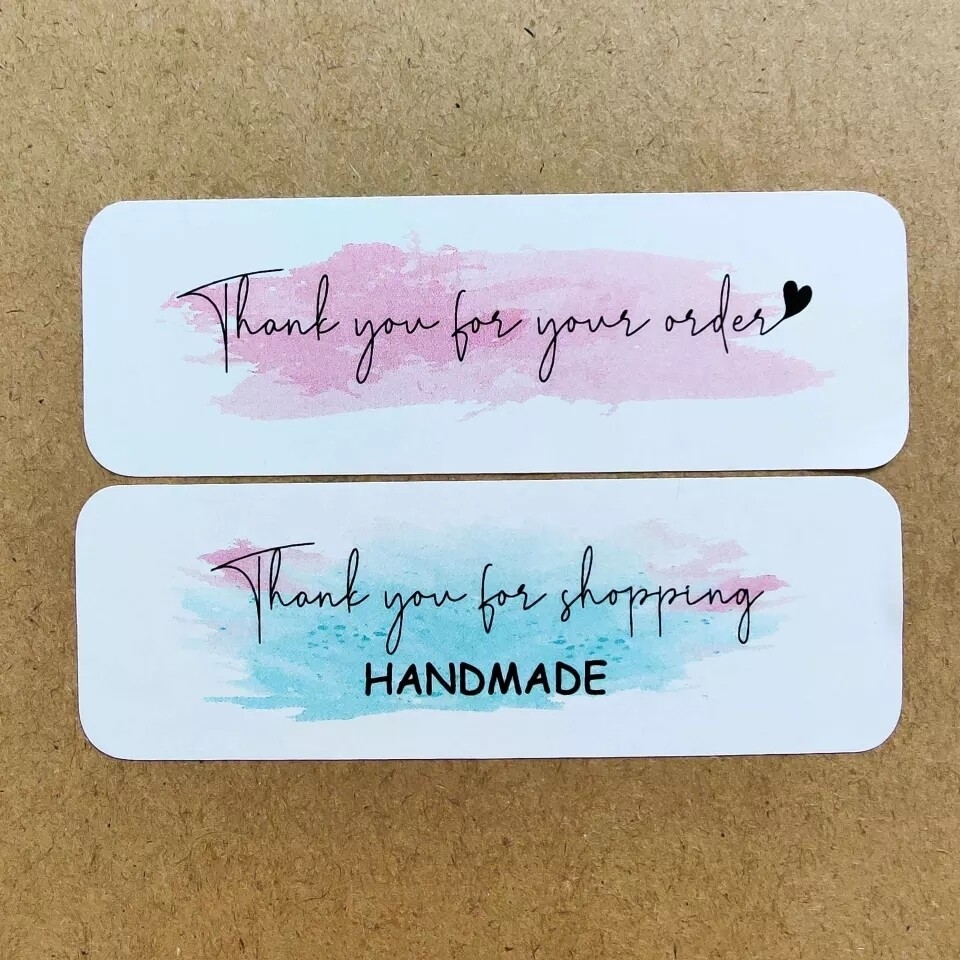 Thank You Stickers, Happy Mail Labels, Packaging Stickers- Thank you for your order sticker labels for envelope sealing for small business decor sticker stationery