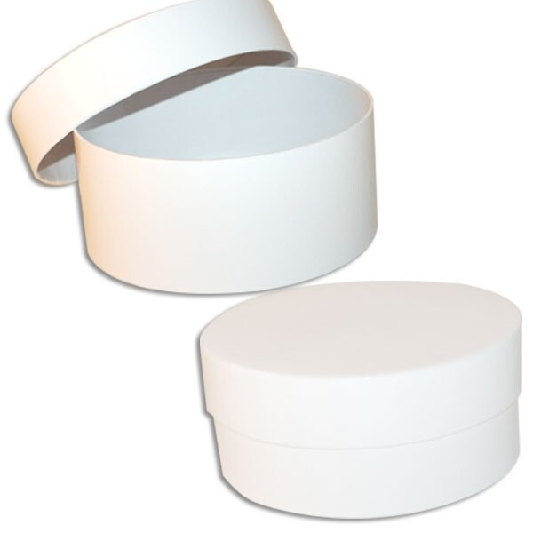 Luxury White round gift box