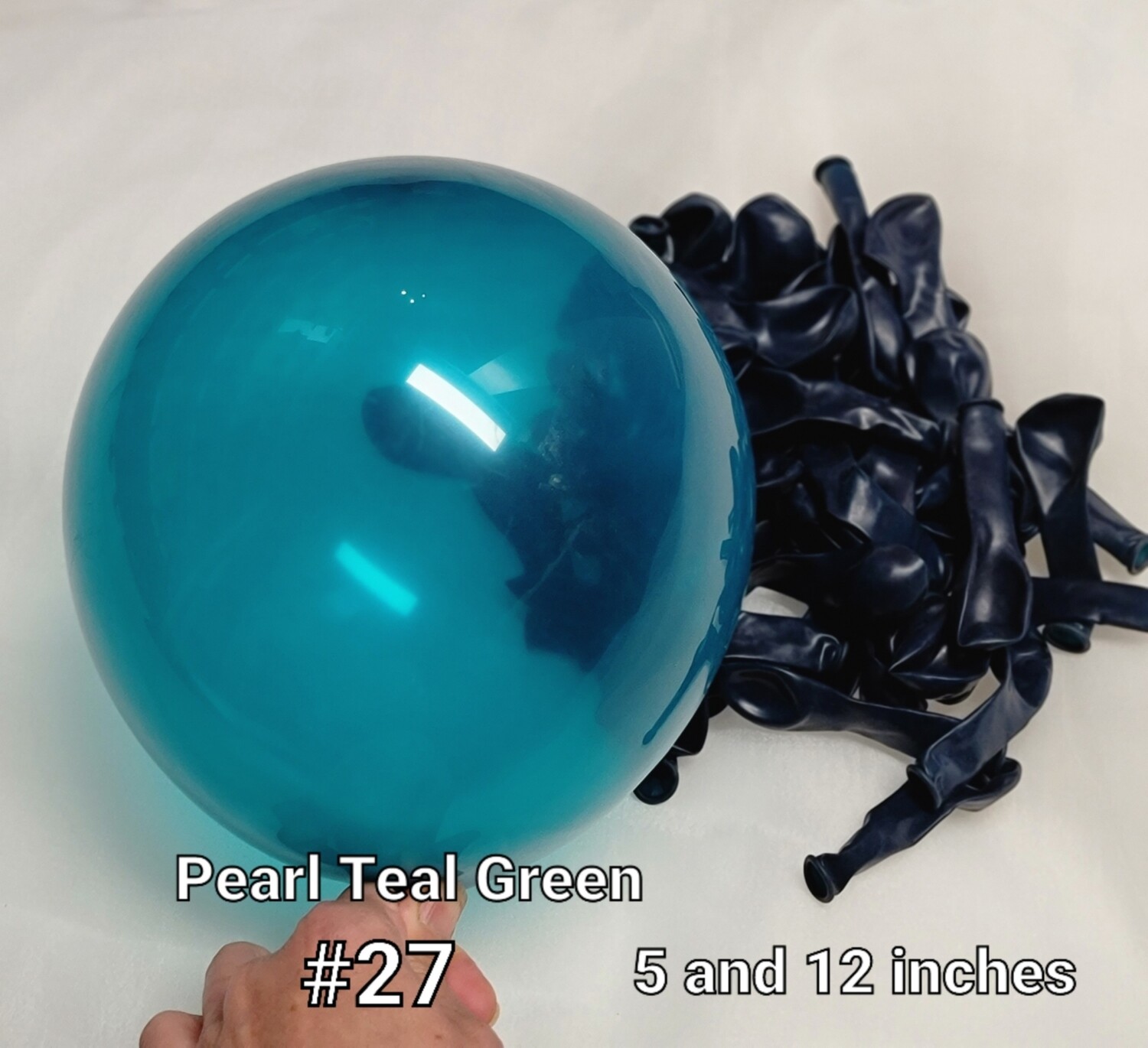 Pearl Teal Green Balloon 