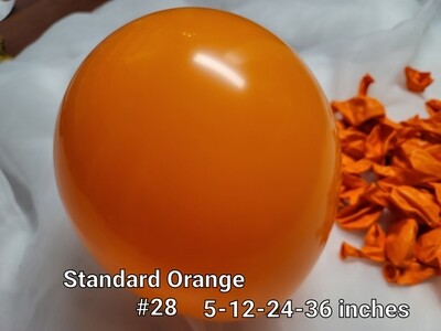 Standard Orange Balloon 