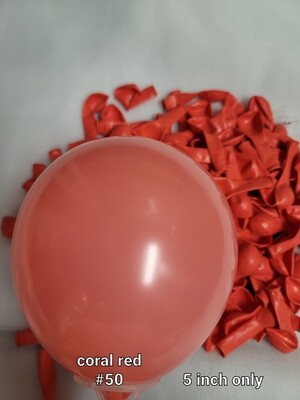 Coral red balloon