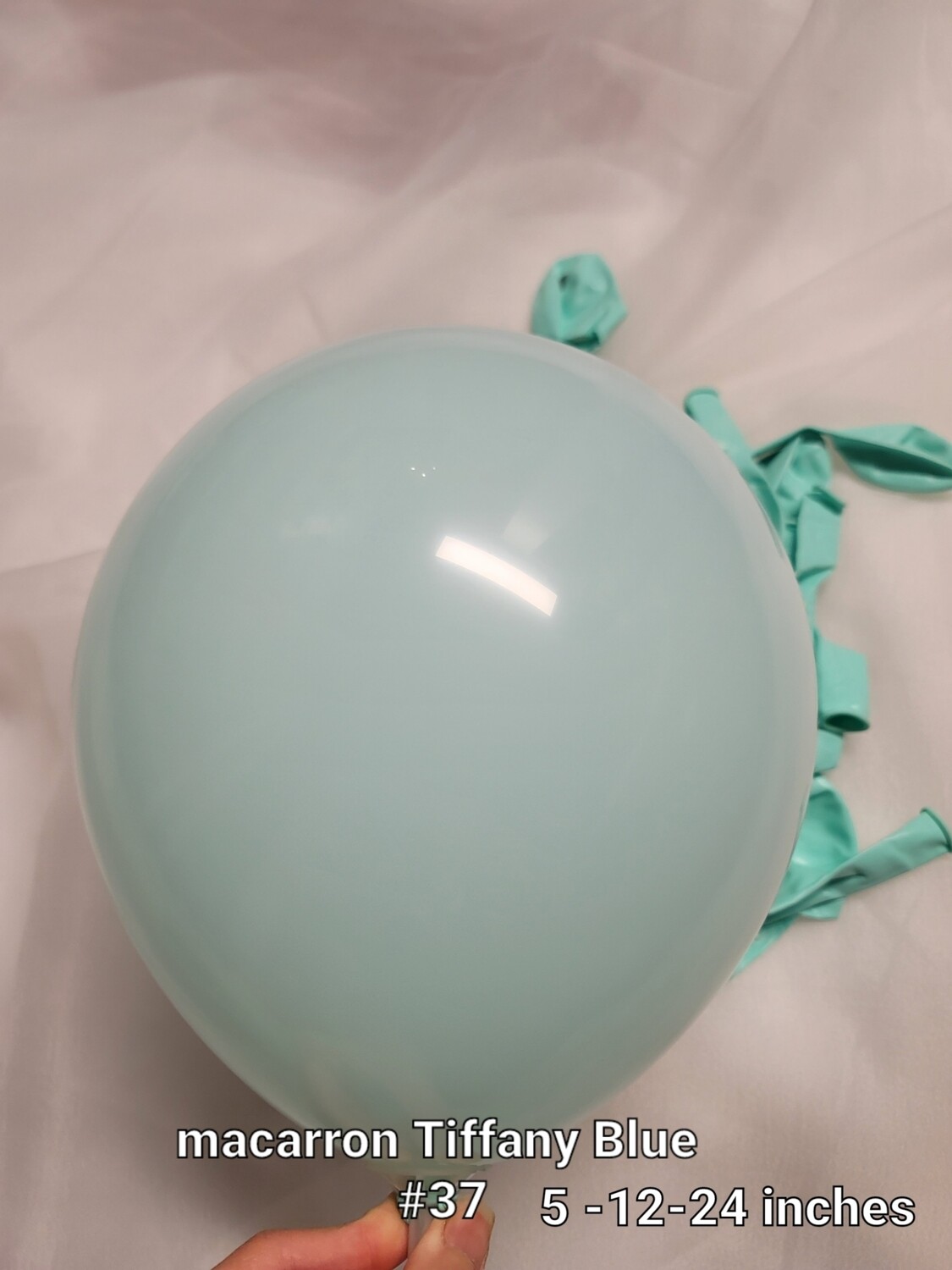 Maccaron Tiffany blue balloon