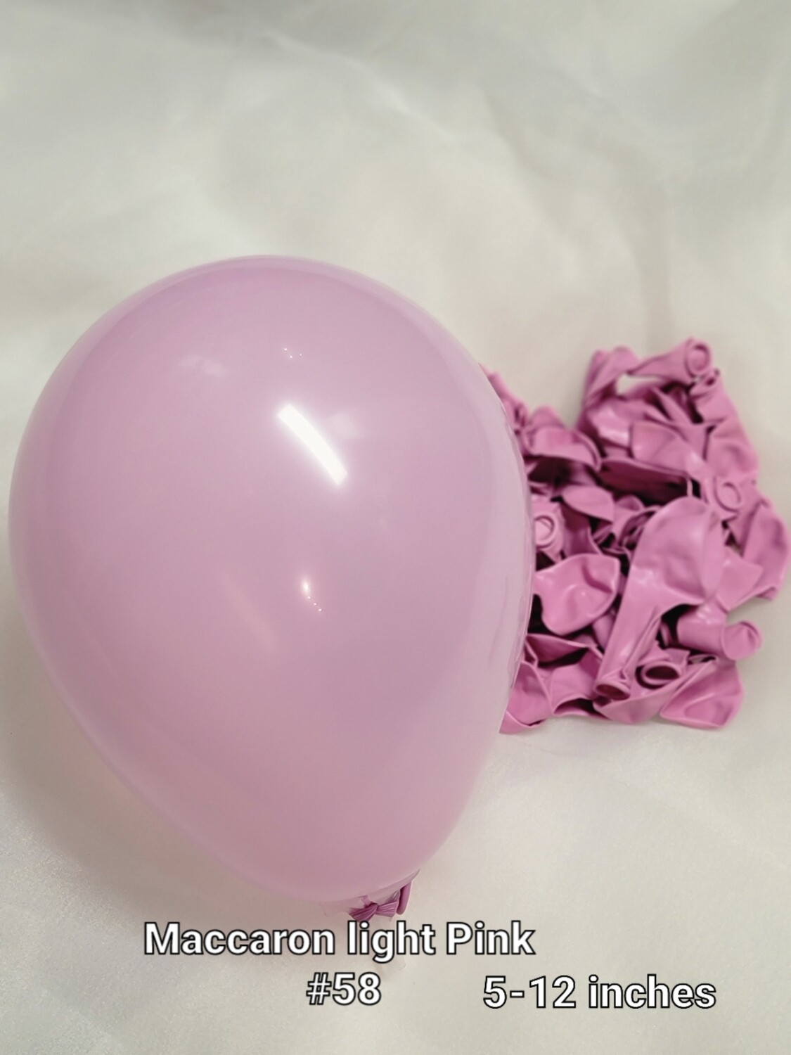 Macaroon light pink balloon