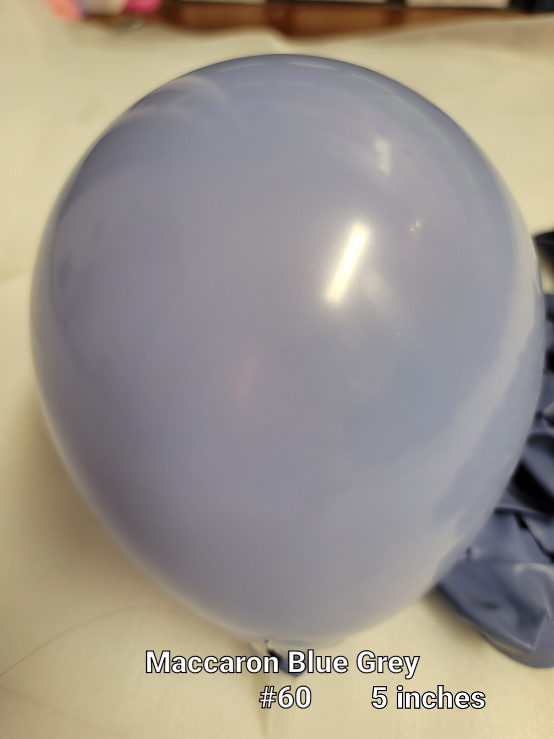 Maccaron Blue Grey balloon