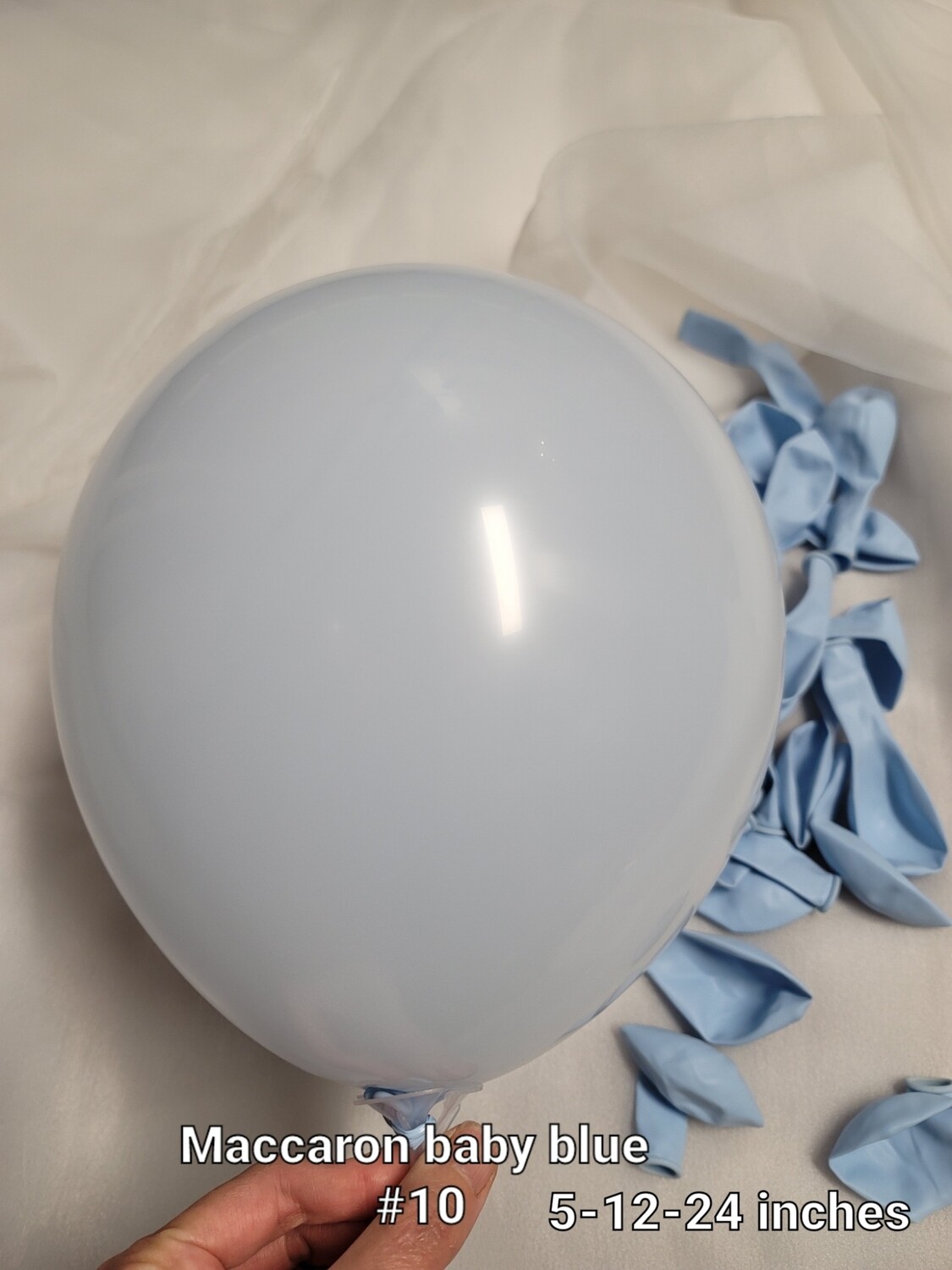 Maccaron baby blue balloon