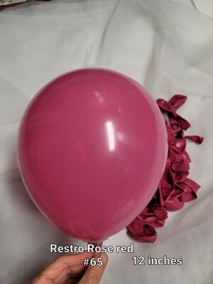 Restro rose red balloon