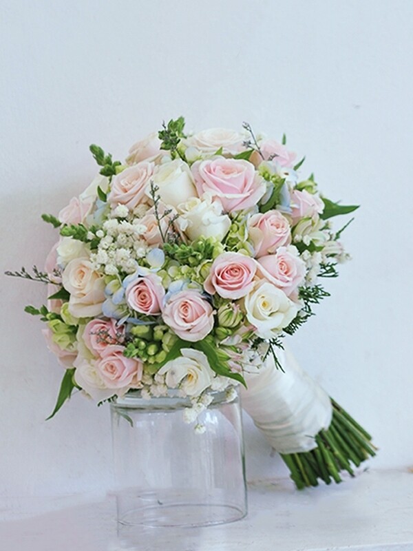 Fresh flowers Bridal bouquet - Bridesmaid's bouquet- FF002
