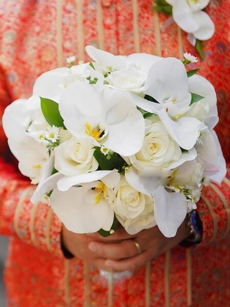 Fresh flowers Bridal bouquet - HC017