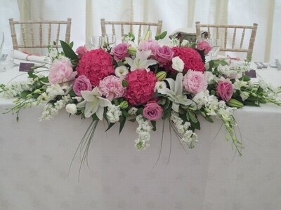 Head Table Fresh flowers arrangement - HTFFA003