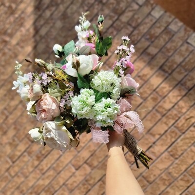 Silk flowers Bridal bouquet - SHC010