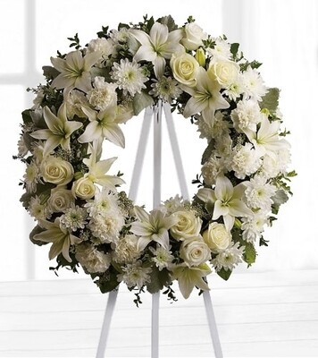 Wreath arrangement W014