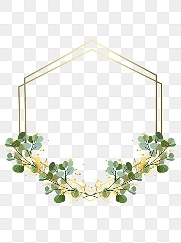 wedding element border decoration vector PNG