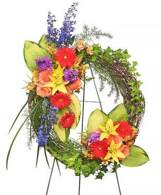 Wreath arrangement W017