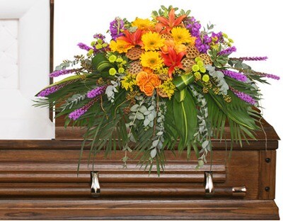 Casket spray arrangement CR012