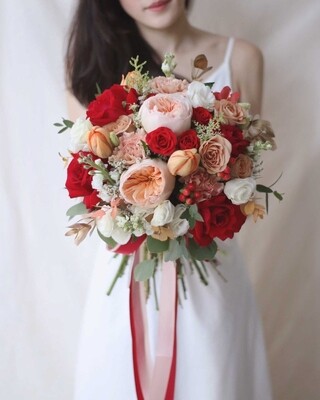 Fresh flowers Bridal bouquet - HC023