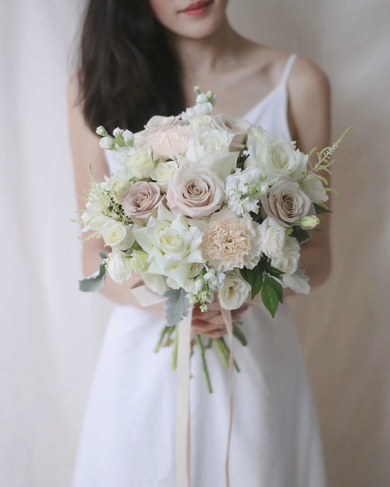 Fresh flowers Bridal bouquet - bridesmaid bouquet
HC021