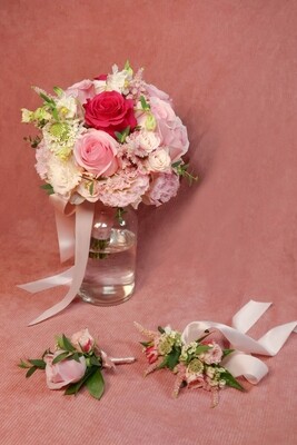 Fresh flowers Bridal bouquet - bridesmaid bouquet
HC024