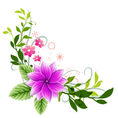 Rustic Flower Graphic Clipart PNG Images