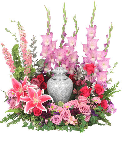 Always In Our Hearts Urn
Cremation Flowers ( urn not included )