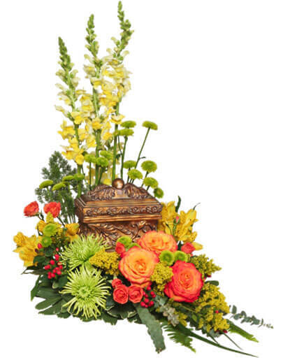Meaningful Memorial
Cremation Arrangement ( urn not included )