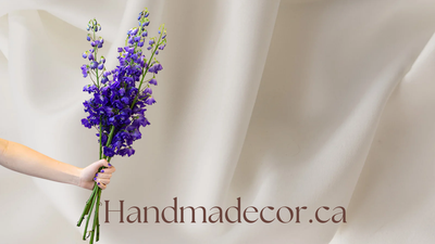 Purple Blue Delphinium Flower