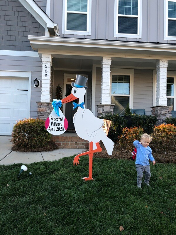 Celebration Stork Sign Rental