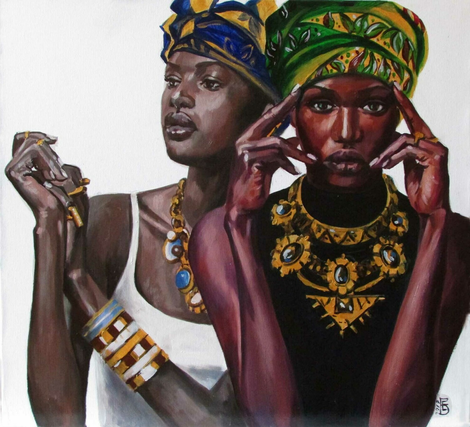 Oil Painting Titled TREASURES