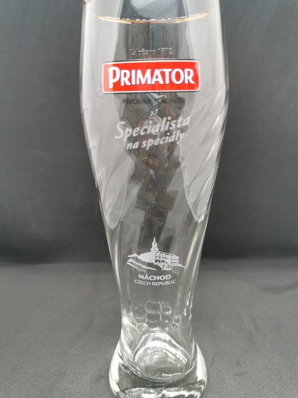 Primator Half Beer Glass