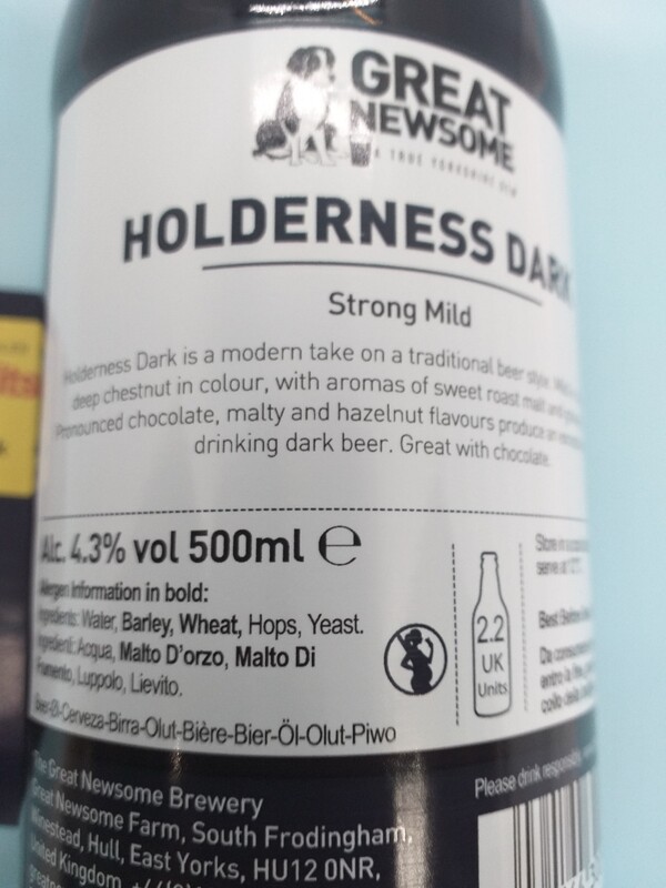 Great Newsome Holderness Dark 4.3% abv