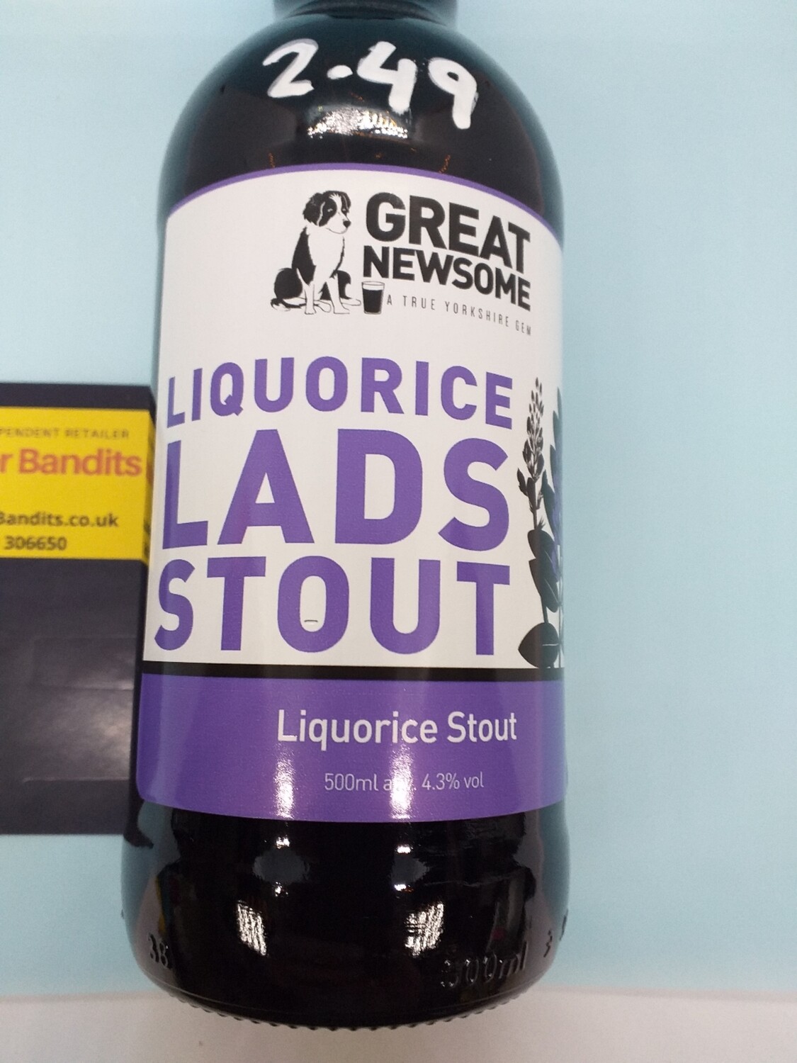 Great Newsome Liquorice Lads Stout 4.3% abv