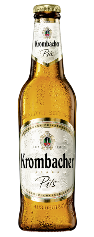 Krombacher Pils 4.8% abv 500ml Recycle Bottles