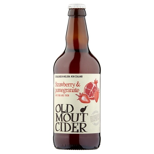 Old Mout Cider Strawberry &amp; Pomegranate  x 500ml Bottle