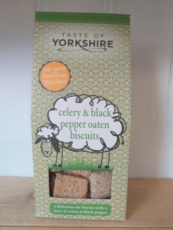 Taste of Yorkshire Celery &amp; Black Oaten Biscuit