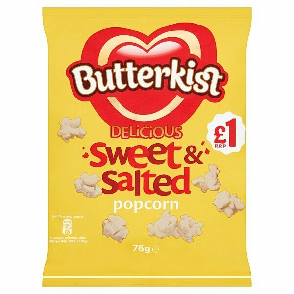 Butterkist Delicious Sweet &amp; Salted Popcorn 76g