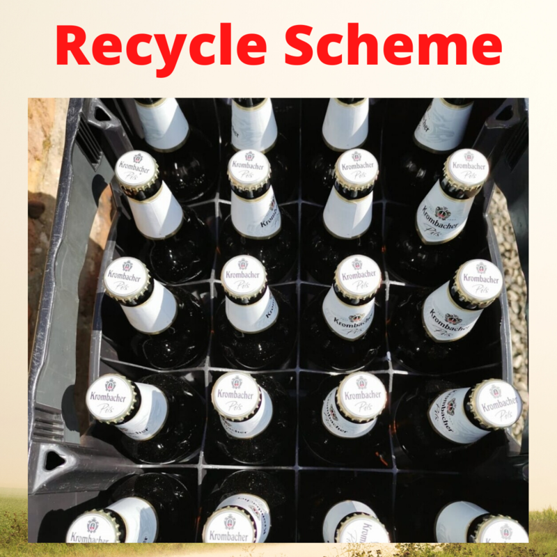 Krombacher recycling Crate 20 x 500ml with deposit scheme