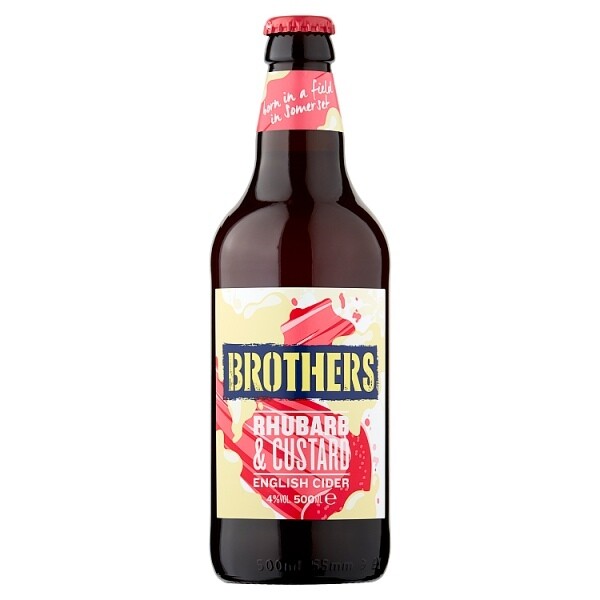 Brothers Rhubarb &amp; Custard English Cider 500ml 4%