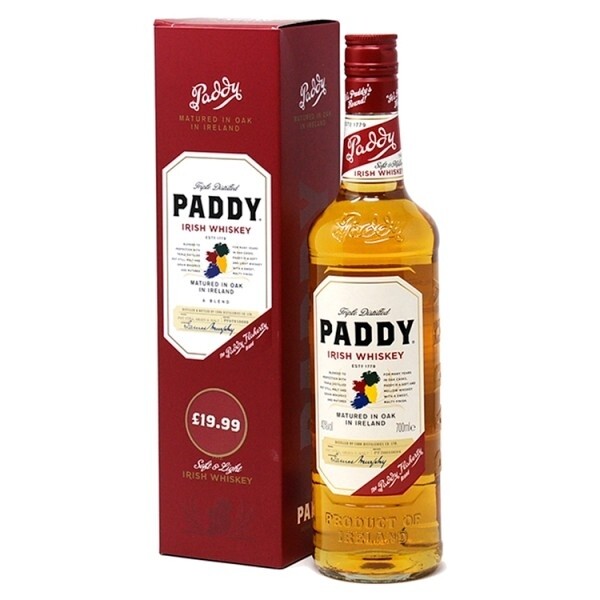 Paddy Triple Distilled Irish Whiskey 700ml