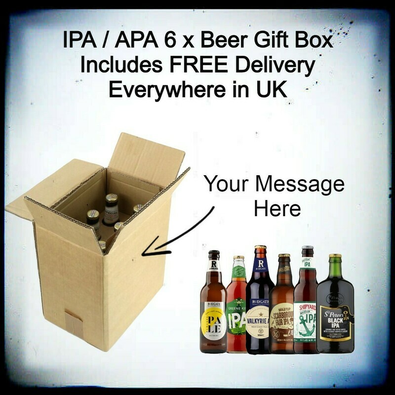 6 x IPA Gift Box With Personal Message &amp; Gift Wrapped