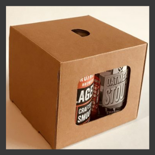 4 Pack Craft Beer Box Gift Wrapped &amp; Personal Message FREE Delivery ALL UK