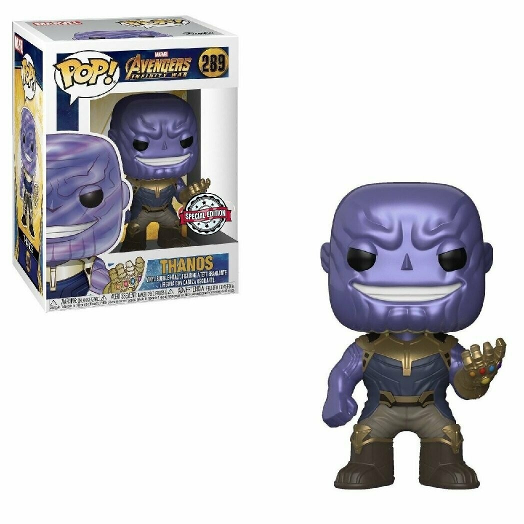 Thanos Exclusivo Metálizado 289 Funko Pop! - Avengers Infinity Wars