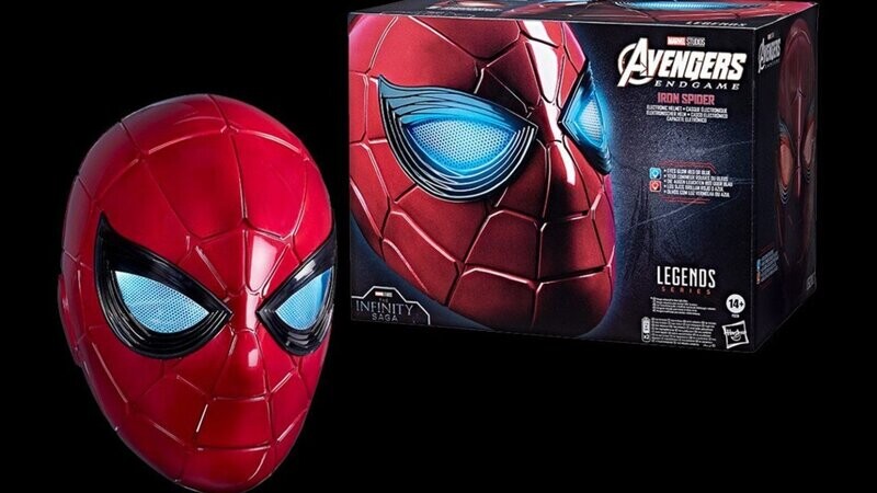 Marvel Legends Series Casco Electrónico Iron Spider