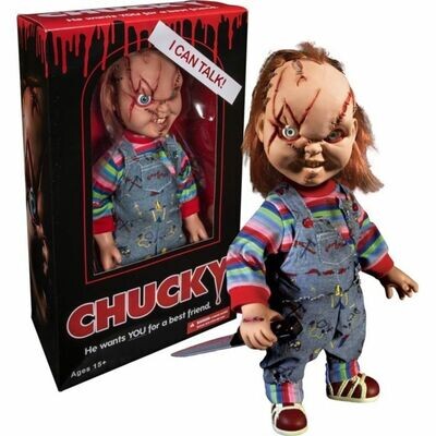 Chucky Re Run Figura 38 cm. con Sonido - Mezco Toys MDS Mega Scale