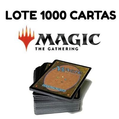 Lote de 1000 cartas Magic The Gathering TCG