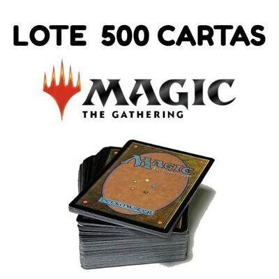 Lote de 500 cartas Magic The Gathering TCG