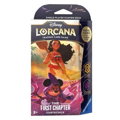 Lorcana Disney TCG - Baraja The First Chapter - Amber & Amethyst (Inglés)